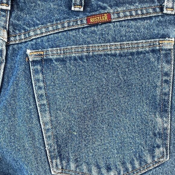 Vintage Rustler Womens Denim Straight Leg Jeans Size 33x30 - Picture 5 of 6